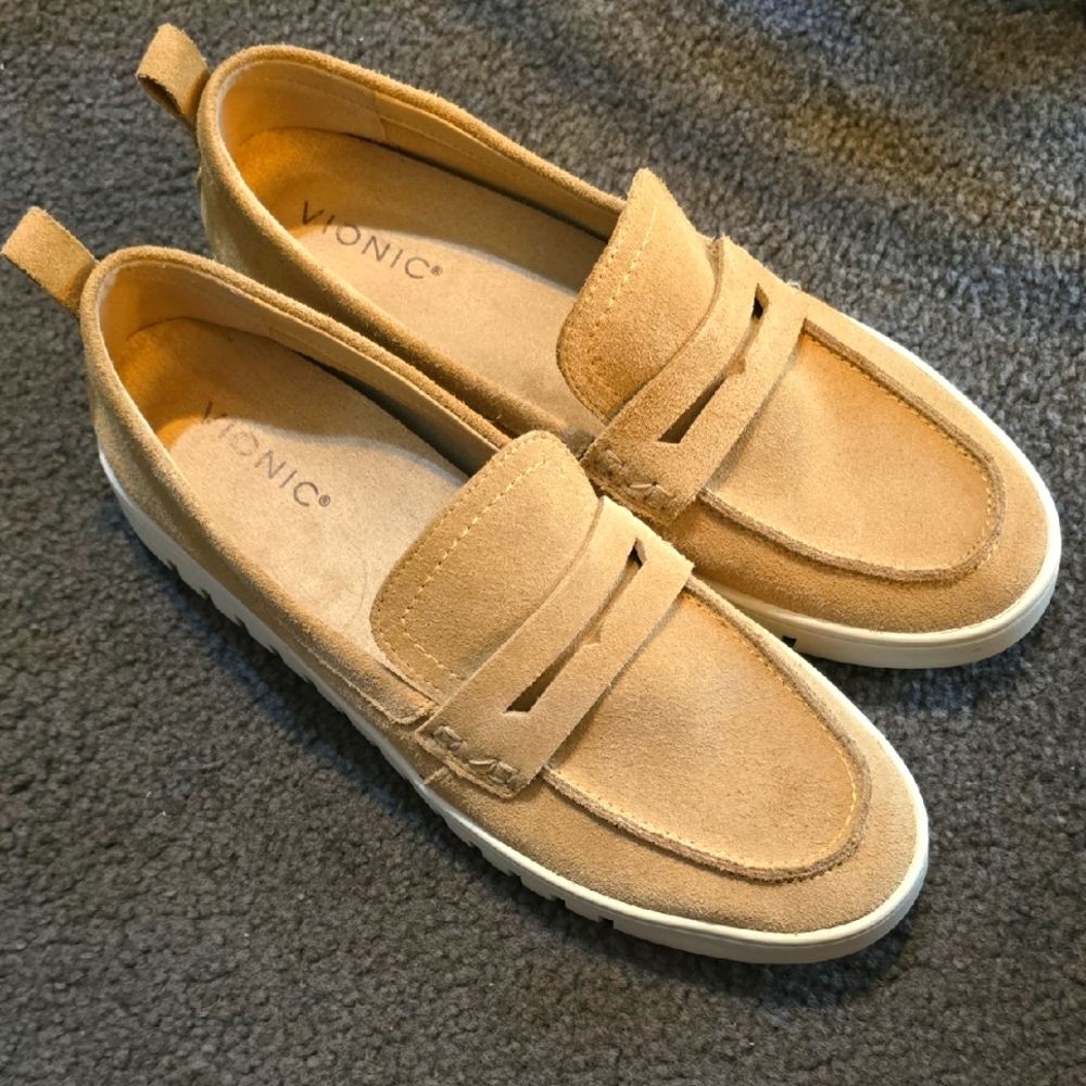 Vionic Uptown Suede Loafers